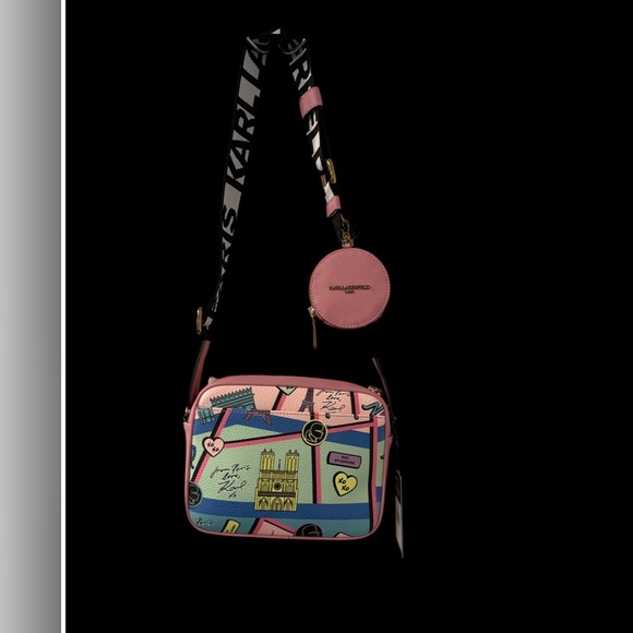 Karl Lagerfeld Handbags - Karl Lagerfeld Multicolor Crossbody Bag With Coin Wallet NWT